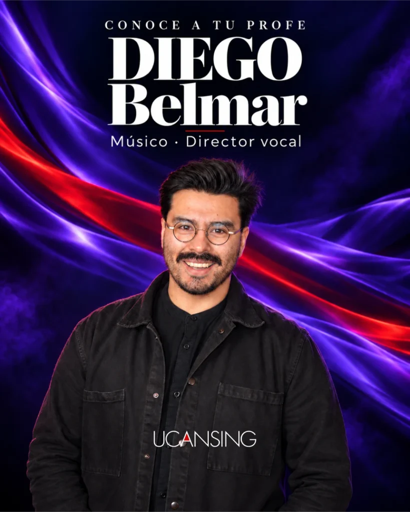 Diego Belmar, músico y director vocal de Ucansing