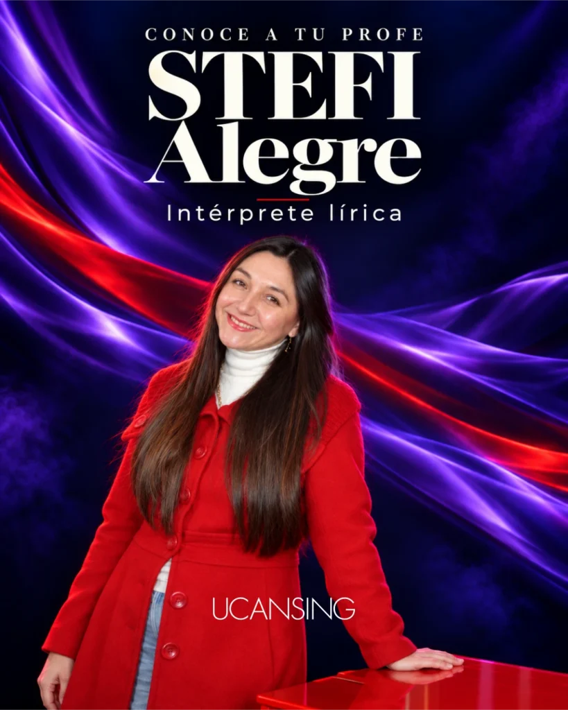 Stefania Alegre, intérprete lírica y profesora de Ucansing